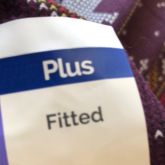 Winter Scene Knit Pants plus size - Picture 5 of 11